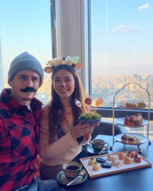 Shizuka Anderson Instagram - Hope everyone had a fun Halloween!! 🎃🦇🕸

I celebrated by dressing up for a cheeky Halloween afternoon tea at @andaztokyo with my partner in crime @bakairu . Can you guess what our last-minute costumes are supposed to be?!😛 (I made mine that morning using items from Daiso.) 😆

Halloween tea was fun as always and each sweet and savory amuse-bouche was spooky, delectable and super adorable at the same time. 😍🎃👻

I even got a little early birthday surprise… but more posts to come on my special birthday festivities for this year! 😛🎂❤️✨

#happyhalloween🎃 #halloweenafternoontea #andaztokyo #afternoontea #tokyo #traveljapan #tokyoviews #ハロウィン #仮装 #アフタヌーンティー #アンダーズ東京 #ハロウィンアフタヌーンティー #東京