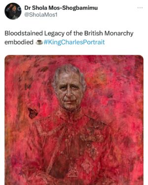 Shola Mos-Shogbamimu Instagram - 👀New portrait of King Charles unveiled - what do you all think? ☕️