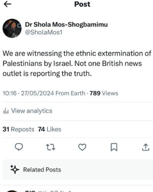 Shola Mos-Shogbamimu Instagram - Never again is happening again