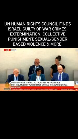 Shola Mos-Shogbamimu Instagram - I dare you to call this 'antisemitic' - what a damning report by UN Human Rights Council & I expect the ICC to confirm the same. UN finds Israel guilty of:
1. War crimes, crimes against humanity including extermination, murder, unlawful killing, collective punishment, weaponising starvation, grave harm to children including starvation resulting deaths etc
2. Rape, sexual & gender based violence of women, men & young boys

Israel is an evil barbarous immoral terrorist genocidal state. Why is Israel denying UN access to evidence if it has nothing to hide?