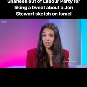 Shola Mos-Shogbamimu Instagram - Keir Starmer just kicked @faizashaheen out of Labour Party because Jewish Labour Movement complained she liked a tweet about a Jon Stewart sketch. They’re offended by a line ‘mobilised by professional organisations’ because it ‘plays into a trope’. It’s not a TROPE when it’s FACT & Jewish Labour Movement just PROVED it by mobilising to get Faiza kicked out! Make it make sense!