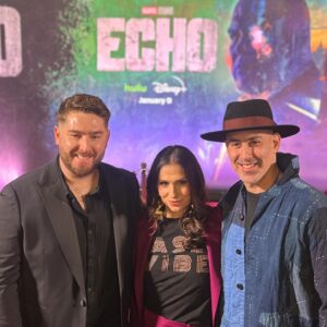 Shoshannah Stern Instagram - When I was 18 I saw a film set for the first time & got to meet @vincentdonofrio. He was incredibly kind to me—enough I decided that was what I wanted to do. Three years later I booked my first acting job with @jasonwinstongeorge who I run into years later at the premiere of @marvel’s Echo which I had the privilege of helping write with some very talented people. It stars the magnificent @alaquacox and… Vincent D’Onofrio. Sometimes life leads you full circle. ⭕️ 🙏 All episodes drop today on @disneyplus & @hulu.