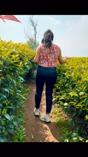 Shruthi Selvam Instagram - Just She♥️🤌🫴 
.
#shruthiselvam #travel #réel #reelitfeelit #happiness #positivity #hills #hillstation