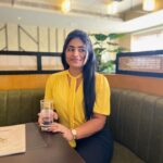 Shruthi Selvam Instagram - Enakagha Avan Koduthaan💛 #shruthiselvam . Top: @ralphlauren Jean: @kraus_jeans