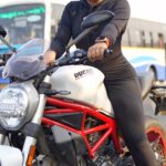 Shruthi Selvam Instagram – Who love Ducati here? 😎🙈♥️ 
.
Vc: @_.the__kk._ 
.
#shruthiselvam #bike #bikelovers #bikegirl #bikerider #rider #ducati #ducatimonster