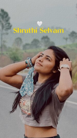 Shruthi Selvam Instagram - Me♥️ 
.
#shruthiselvam #trending
