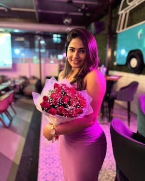 Shruthi Selvam Instagram - Birthday 2023’ ✨ 
.
#shruthiselvam #birthdaynight  #grateful
