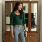 Shruti Reddy Instagram - 💚✨ 📸: @deepak_durai_photography Retoucher: @ashishsom @manassompurapix Makeup & hair: @deepasalomi Managed by: @mahendrababu2590 @thanga_18
