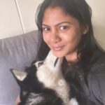 Shruti Reddy Instagram - My baby cute 🐺NALA 🤍 . . . . . #husky #nala #dogsofinstagram