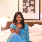 Shruti Reddy Instagram - 🩵✨ 📸: @shiva.stills Retoucher: @ashishsom @manassompurapix Makeup: @komaljoshi_official Hair: @ramanababu660 Managed by: @mahendrababu2590 @thanga_18