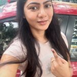 Shruti Reddy Instagram - Done voting 🖕 Cast your vote ✨ #election #politics #electionday #govote #votingrights