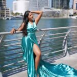 Shruti Reddy Instagram – A fleeting beauty 💚💙