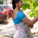 Shruti Reddy Instagram - Loving this graceful saree 🤍💗🦋 Outfit: @manmaduraaboutique Photography: @pariaarclicks Photography Asst: @mathialagan788 Makeup & hair: @mmamakeupartistry Managed by: @mahendrababu2590 @thanga_18