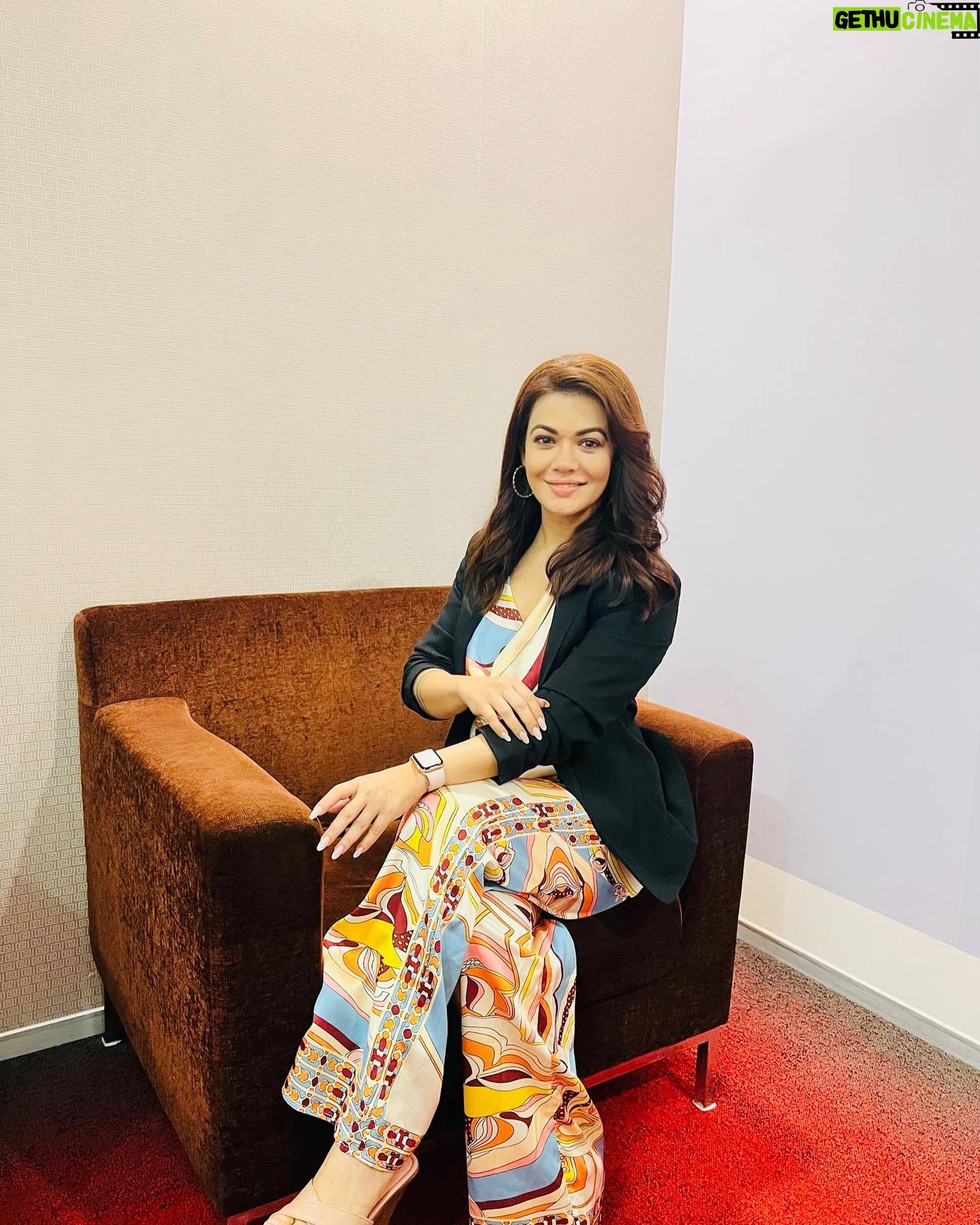 Shweta Gulati Instagram - Promotions on full on. . . As the day gets closer butterflies in my stomach get bigger. My first Marathi film AFLATOON releases on 21st July. Need your love and blessings. Outfit : @ikichic_official Exclusively styled by @designersneha1 @nagma_the_fashion_hub
