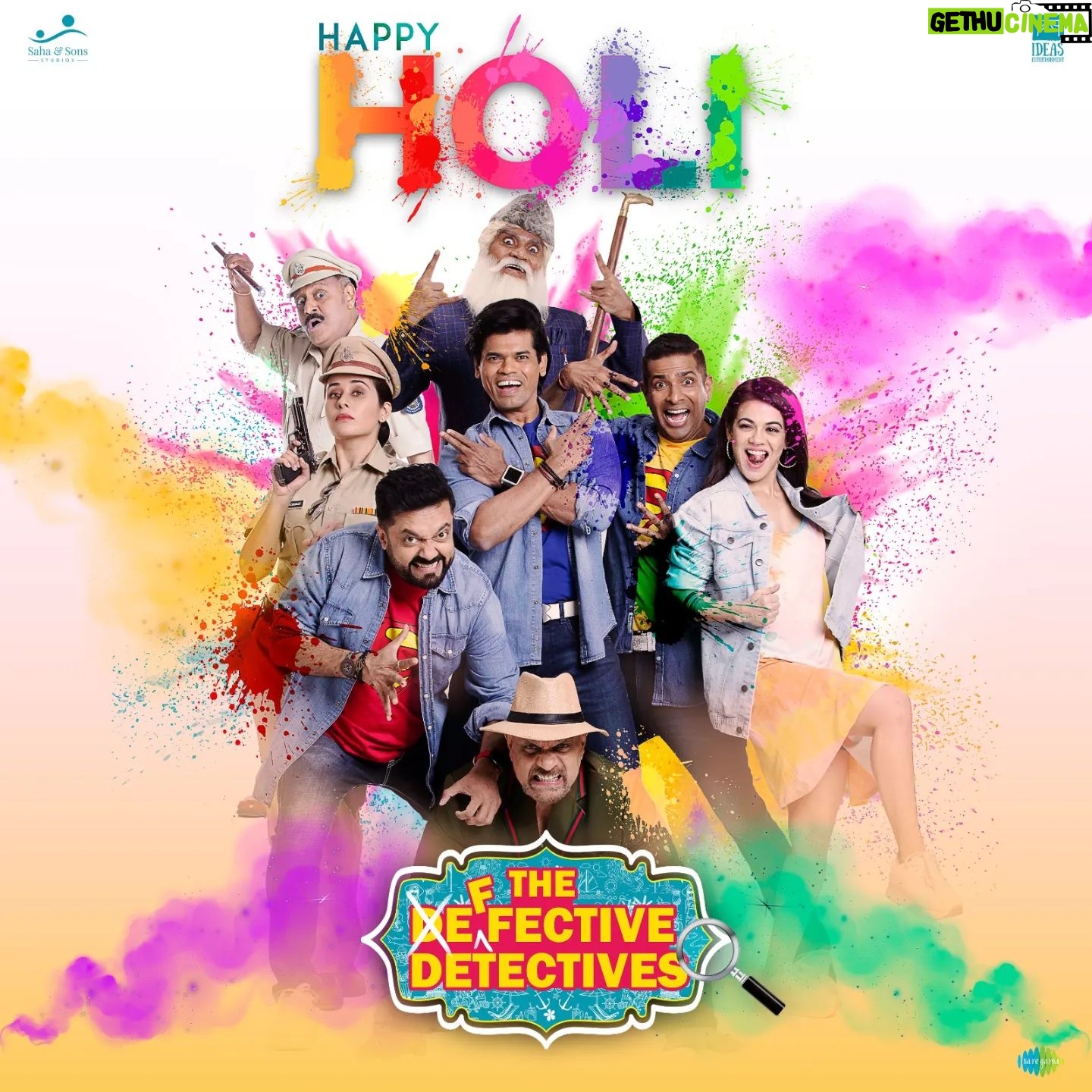 Shweta Gulati Instagram - May your Holi be filled with laughter, joy, and a sprinkle of detective mischief! Wishing you a 'hue'morous and joyous Holi from The Defective Detectives team! 🎨😄 #HappyHoli Saha & Sons Studios & Ideas The Entertainment Co. Presents #TheDefectiveDetectives Director - @paritosh.painter Producer- @rajeevkuumarsaha Co Producer - @sejalp12 #MangeshJagtap Starring- @iam_johnylever @siddharth23oct #ParitoshPainter @jayeshthakkar_official @bharatdabholkar @ishwetagulati @tejaswinilonari @vijay_patkar29 @tuffnut10 @jesse_lever @vishnu.mehra @ninadkamatofficial DOP - @i_sureshdeshmane Music Director - @kashyap_sompura Background Music- @music_maliq_waarsi_ Choreographer - @ranju.v Costume Designer- @missile.o.mission Art Director- @nitin_borkar01 Media consultant: Parag Desai | @universal_communications Visual Promotions:@justrightstudioznx Distribution: @cinepolisindia Music on: @saregama_official