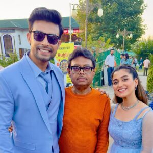 Shyamoupti Mudly Instagram - “jhanak” starts from today only on @starplus and @disneyplushotstar 

all the best to the entire team of jhanak

thnks to @leena.gangopadhyay and saibal banerjee 
❤️❤️❤️❤️❤️ 

#rano #ranojoy #jhanak #hindiserial #love #loveandpeace❤️✌️