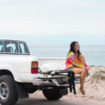 Siena Agudong Instagram - In love with @roxy’s latest collaboration with Cynthia Rowley ..It’s vibrant, technical and most of all, eco-conscious :). My favourite piece is this cozy sweater and I had so much fun trying it out in Malibu <3 #RowleyxROXY @roxy