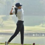 Sigi Wimala Instagram - Fore-ward Progress: Tee-rifically improving my golf game, one swing at a time! #golf #punsfordays #golfingaround