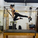Sigi Wimala Instagram – Before the holidays with @ruryginta #pilates #cadillacreformer