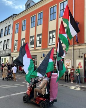 Sigrid Bonde Tusvik Instagram - Opp alle jordens bundne treller og alle andre folk. For en vakker 1. mai #freepalestine🇵🇸 #freeukraine🇺🇦 #lifewomenfreedom