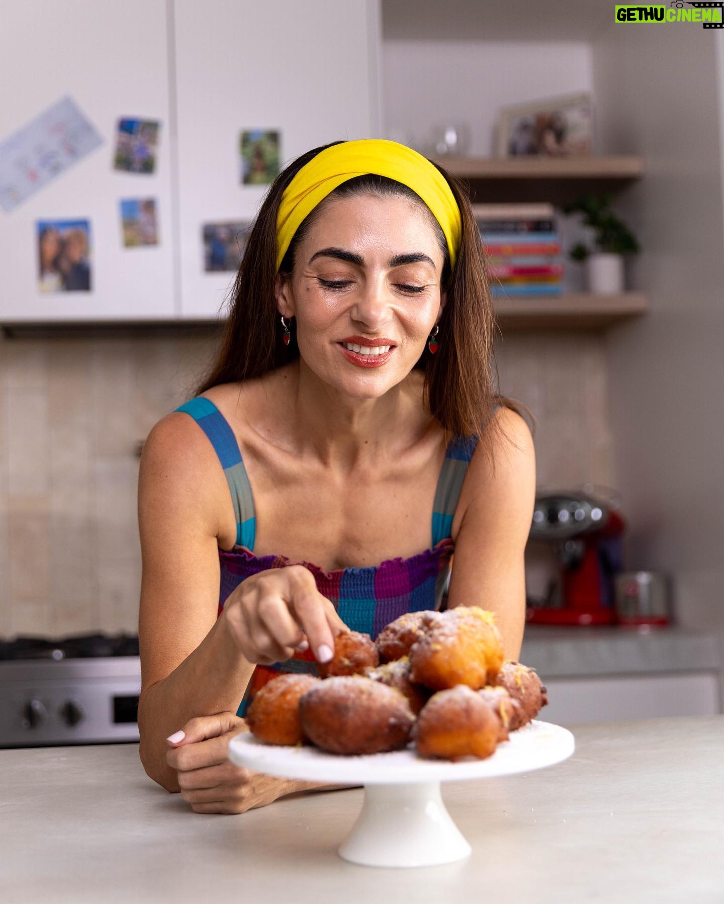 Silvia Colloca - 1.9K Likes - These 5 minutes donuts are so easy to make it’s criminal! Their ineffable lightness is a combination of @floridiacheese ricotta and @sanpellegrino_aus limonata!
Remember you can catch my new show @silviasitalianmasterclass on @channel10au on Saturday at 12.30 or anytime on @10playau
🇮🇹❤️
Ricotta and Lemonade Zeppole
Ingredients
2 eggs, lightly beaten
2 tbsp. caster sugar
1-1/4 cup of ricotta, well drained
120g of sifted self raising flour
Finely grated zest of 1 lemon
75 ml of sparkling limonata
vegetable oil for deep frying
Icing sugar for dusting on top
Method
Combine ricotta, eggs, sugar, zest in a medium bowl.
Add the flour and limonata and mix gently. This batter is very
forgiving and a few lumps are an addition to the texture.
Pour oil into a shallow saucepan, and heat over medium-high heat.
Drop tablespoon of batter into the hot oil and fry, in batches, for 2-3 minutes or until golden.
Drain on paper towels and serve hot, dusted with icing sugar.