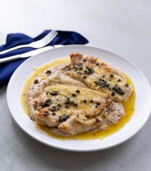 Silvia Colloca Instagram - Did you enjoy today’s episode of @silviasitalianmasterclass ? 
Here is the recipe for the chicken scaloppine with capers with cannellini bean mash!
Something I make for my family often and with little effort.
Special thanks to @inghamsaustralia for providing the most succulent chicken and to @basile_imports , who are the distributors for Capriccio beans. 

This meal is now ready for ordering frozen from @providoor 

Have a fabulous weekend!
Silvia 

● 2 Chicken breasts pounded to 1⁄2 cm and then halved
●1⁄4 cup (60ml) extra-virgin olive oil
● 2 tablespoons of unsalted butter
gf flour
● salt and pepper for seasoning
● zest and juice of 2 lemons
● 3 tablespoons baby capers in vinegar, drained, rinsed

Cannellini mash
● 2 tablespoons extra-virgin olive oil 
●2 shallots , thinly sliced
● 1 garlic clove, finely chopped
● 2x 400 gr cans cannellini beans, drained and rinsed
1. To make the cannellini mash, heat the olive oil in a saucepan over medium heat, add the shallot and garlic and cook for 1 minute or until fragrant. Add the cannellini beans and cook for 3–4 minutes, adding 1–2 tablespoons of water, if needed. Season to taste. Blitz the mixture in a food processor until smooth, add a little water if it is too stiff. Season with salt and pepper.
2. Dredge the chicken in flour and shake off the excess. Heat up the oil and 1 tablespoon of butter over medium heat, add the chicken, season with salt, pepper, add capers and sear on both sides for 2-3 minutes or until golden. Pour in the lemon juice and the remaining butter and cook over medium-low heat for 8-10 minutes or until the sauce is thick. Serve the chicken with the mash and enjoy!