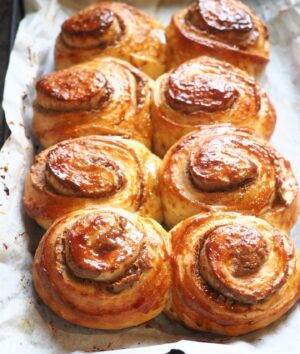 Silvia Colloca Instagram - Go back 1 post for the full recipe and reel. 
I need to make them again, that are so good!!
#cinnamonrolls