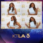 Simone Joy Jones Instagram – Had a blast on @ktla5news 💘 thank you for the fun talk on #donttellmomthebabysittersdead & the sweet spot on GRL! 🎶

@kittywedie hair color
@wilfordlenov styling 
@shanicenjones makeup 
@kiyahwright1 hair styling 

Both out now!!!🍾 

What have you streamed with your fam?
