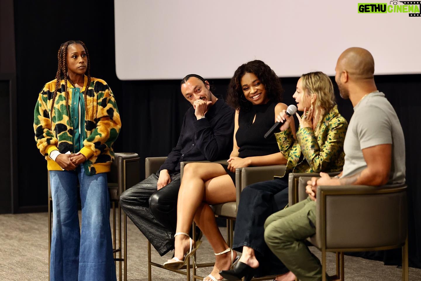 Simone Joy Jones Instagram - Issa Rae hosted a talkback for #donttellmomthebabysittersdead & I’m honored to have her enjoy the film and pick our brains about the process. This was such a dream come true.