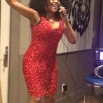 Simone Missick Instagram – In honor of this momentous occasion, here’s a goofy video of me doing karaoke on my birthday a few years back 😂 reenacting the final scene to the 80s classic, #dirtydancing with my friend’s @leshaytboyce on camera and background vocals, and @shelliboone as “Baby” 💃🏽 #goodtimes #keepsmiling #thankful #imaydeletethislater 🤣🤣🤣