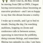 Simone Missick Instagram - RISING UP 🙌🏾 I don’t think I’ve shared this much in an interview in…well, ever. This year has been one of amazing changes, and devastating losses. But I still remain thankful for every day I have to do what I love, to love the people around me, and to be in good health, in my right mind, and happy. Thank you @oprahdaily for sitting down with me to talk about my journey thus far. Check out the full interview at Oprahdaily.com Link in bio