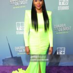 Simone Missick Instagram - About last night…so many reunions… Detroit, Bates Academy, Howard University, In the Red and Brown Water, and my All Rise Family…my heart is full celebrating my friends @diarraoni @jon.chaffin @therealbtc and their new show #diarrafromdetroit 💚 download @betplus for free and watch! @kymmyizabeauty MUA @angelacstyles HAIR @tsmgofashionrental jewelry and bag Arm candy 🍭 @dorianmissick
