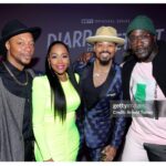 Simone Missick Instagram - About last night…so many reunions… Detroit, Bates Academy, Howard University, In the Red and Brown Water, and my All Rise Family…my heart is full celebrating my friends @diarraoni @jon.chaffin @therealbtc and their new show #diarrafromdetroit 💚 download @betplus for free and watch! @kymmyizabeauty MUA @angelacstyles HAIR @tsmgofashionrental jewelry and bag Arm candy 🍭 @dorianmissick