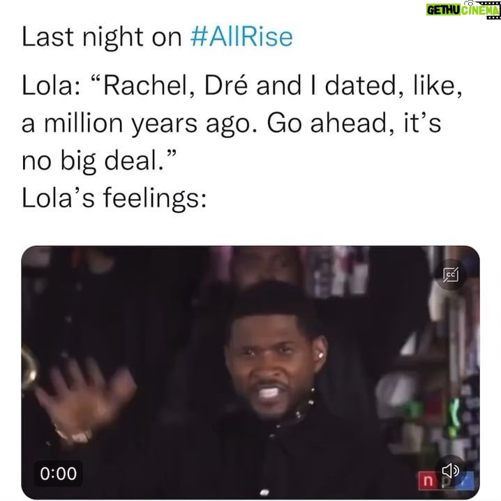 Simone Missick Instagram - Whew 😥 Last night’s episode of @allriseown had y’all feeling some kind of way… and the drama continues next week!!! Season 3 of #allrise on @owntv On Demand, the OWN app, @hulu livetv, Fubo, Directv stream, Philo and YouTube TV. #lolacoaster #usher