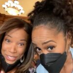 Simone Missick Instagram - A little story…bts of tonight’s episode of @allriseown …this extremely talented woman @leshaytboyce has been my friend, confidante, prayer partner, workout buddy, circle walker, turn up queen and Uber hilarious acting peer for years. Swipe right to see us in September of 2019, she and my other friends @shelliboone and @crystalleebrown came to support me on set of my first series lead job on @allriseown Who knew that 2.5 years later, Leshay would be joining me on camera, in a hilarious role that she kills?! God 🙏🏾 She was everyone’s YES for the role of #olanibroadnax 💯and Shelli and Crystal work just up the block from where we took that picture on @allamericancw #fullcircle #talent #friendswhopraytogetherstaytogether #nevergiveup #whoarethoseslaves 😂