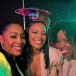 Simone Missick Instagram - About last night…so many reunions… Detroit, Bates Academy, Howard University, In the Red and Brown Water, and my All Rise Family…my heart is full celebrating my friends @diarraoni @jon.chaffin @therealbtc and their new show #diarrafromdetroit 💚 download @betplus for free and watch! @kymmyizabeauty MUA @angelacstyles HAIR @tsmgofashionrental jewelry and bag Arm candy 🍭 @dorianmissick