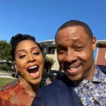 Simone Missick Instagram - 💥@naacpimageawards 2020 💥 Going to the show with my beau @dorianmissick It’s truly an honor to be nominated. #virtualawards #naacpimageawards #sociallydistanced Thanks to @brittanyingrambeauty @lovingyourhair @icurenudity @robynvictoriaf @hsternofficial @ravenfinejewelers and @aimeecarpenter17