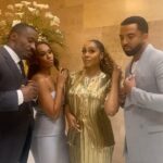 Simone Missick Instagram - Stay ready, so you ain’t got to…you know the rest. Season 3 of @allriseown is bringing the 💥Playing the role of the “Smoke Show” 🔥🔥: @ryanmichelleb Heart-thRobin❤️‍🔥: @christiankeyes Ebony Man of the Month🤍: @therealseanblakemore These amazing people are beautiful, inside and out, and an absolute dream to work with 🤎🤎🤎 Of course @icurenudity did her thing #pose #photoshoot # #blackgirlmagic #blackboyjoy #actorslife #naturalhair #nails #suitandtie #fashion #aquazurra #herveleger