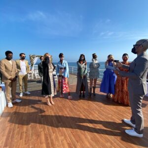 Simone Missick Instagram - SPOILER 🚨 we getting it in on this finale... #wilsonbethel and @jalexbrinson @audreycorsa @lindseygort @ruthieannmiles feeling all the EMOTIONS. Thank you #mariahcarey 💃🏽and these lewksby @icurenudity are INSANE. @allrisecbs #paradisecove #allrisecbs #dancing #thankful