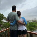 Simran Kaur Hundal Instagram - Wearing my favourite Tshirt , shorts and arm candy 🤭🧿 . . . . . . . . . . . . #simranhundal #simrankaur #simrankaurhundal @sikander747 #mrandmrsvirk #couplesgoals #love #rain #beach #maharashtra