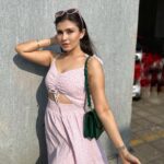 Simran Kaur Hundal Instagram - Photo dump ☺️ because I remembered I have a few ☺️ . . . . . . . . . . . #simranhundal #summerlook #summerdress #summer #mumbai #simrankaur #pink