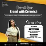 Simran Khan Instagram – Elevate your brand’s appeal with Celewish! 🚀✨ 
Our talented artists are ready for brand endorsements and event appearances. 
Let your brand shine with the touch of celebrity magic. ✨🌟 

#CelewishForBrands #BrandPromotion #EventAppearances #brandendorsements #simrankhan