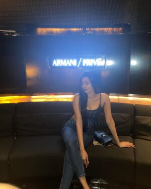Simran Khan Instagram - All eyes on me❤️✨

#armani #club #dubai #habibi #travel #spreadlove #instagood #instamood