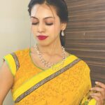 Simran Khan Instagram - Happy Diwali 🪔💛 #2023 . . . . . . . . . . . . . . . . . . #festivelook #diwali #happydiwali #traditional #indian #lovesaree #saree #instagram #instalike #festival #yellow #ethnic #diwalilook #actress #simrankhan