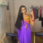 Simran Khan Instagram - Eessshhhhhhh❤️ . . . . . . . . . . . . . #shootday #picoftheday #bts #upcoming #project #saree #instagood #instalove #igers #actress #simrankhan