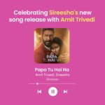 Sireesha Bhagavatula Instagram - 𝐍𝐞𝐰 𝐬𝐨𝐧𝐠 𝐚𝐥𝐞𝐫𝐭 ⚠️   Get ready to feel the depth of a father-daughter bond with Sireesha Bhagavatula’s new heartwarming track ‘Papa Tu Hai Na’ from the movie ‘Shaitaan’! See how Hipi is turning talents like her into music legends! 🎶💖     #hipikaromorekaro #sireeshabhagavatula #papatuhaina #shaitaan #hipi   Sireesha bhagavatula, shaitaan, amit trivedi, papa tu hai na, latest songs, madhavan, ajay devgn