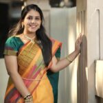 Sireesha Bhagavatula Instagram - 🧡🧡🧡 Saree by @srilatavedula pinniii 🧡 Clicked by @godsonvardhaofficial 📸