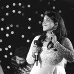 Sireesha Bhagavatula Instagram - The girl with the golden voice : @sireeshabhagavatula 🎵 Sireesha's rich voice is comforting to the soul, and honey to the ears. . Her range and depth shone bright on stage that night as she enthralled the audience with her performance 🎙️ . Live at @skootroffices 📍 . 10-May-2024
