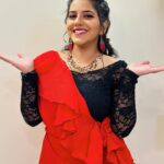 Sireesha Bhagavatula Instagram – Dolled up for #VijayAntonyLive yesterday in Kovai ❤️

Wearing this beautiful outfit from @styl_chennai ❤️🖤
Gorgeous makeover by MUA @harini_muah ❤️🖤
Elegant hairstyle by @shreenika_beautician ❤️🖤
