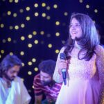 Sireesha Bhagavatula Instagram - The girl with the golden voice : @sireeshabhagavatula 🎵 Sireesha's rich voice is comforting to the soul, and honey to the ears. . Her range and depth shone bright on stage that night as she enthralled the audience with her performance 🎙️ . Live at @skootroffices 📍 . 10-May-2024